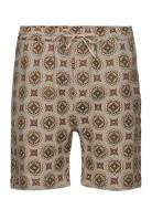 Les Deux Hank Jacquard Shorts Brun