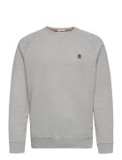 Timberland Exeter River Loopback Crew Neck Sweatshirt Medium Grey Heat...