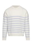 Mango Striped Cotton-Blend Sweater Multi/patterned