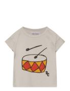 Bobo Choses Baby Play The Drum T-Shirt Beige