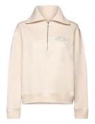 GANT Arch Half Zip Sweat Kräm