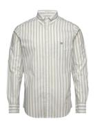 GANT Reg Wide Poplin Stripe Shirt Grön