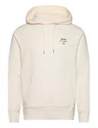 GANT Logo Script Hoodie Kräm