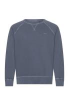 GANT Sunfaded C-Neck Sweat Blå