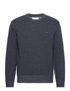 GANT Plated Two T D Cotton C-Neck Marinblå