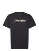 Wrangler Logo Tee Svart