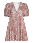 By Ti Mo Sequins V-Neck Dress Rosa