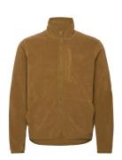 GANT Fleece Zip Jacket Beige