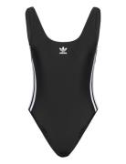 Adidas Performance Adicolor 3 Stripes Swimsuit Svart