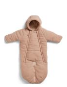 Elodie Details Baby Overall - Pink Bouclé 0-6M Korall