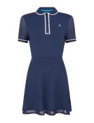 Original Penguin Golf Short Sleeve Veronica Dress Blå