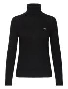 GANT Extrafine Rollneck Svart