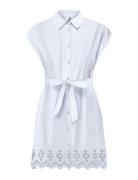 ONLY Onllou Life Emb S/S Shirt Dress Ptm Vit