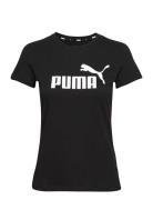 PUMA Ess Logo Tee Svart