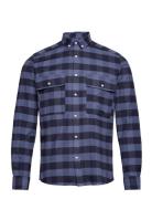 Clean Cut Copenhagen Sälen Flannel 11 Ls Marinblå