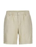 Jack & J S Jpstbill Jjlawrence Linen Short Ln Beige