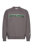 Wood Wood Hester Logo Sweatshirt Grå