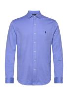 Polo Ralph Lauren Jersey Spread-Collar Shirt Blå