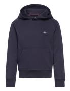 GANT Shield Hoodie Marinblå