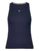 Tommy Jeans Tjw Essential Rib Tank Marinblå