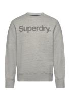 Superdry Core Logo City Loose Crew Grå