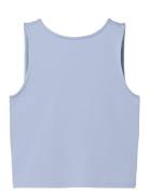 LMTD Nlfdinci Sl Crop Tank Top Blå