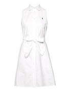 Polo Ralph Lauren Oxford Sleeveless Shirtdress Vit