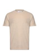Lindbergh Ss Tee Terry Beige