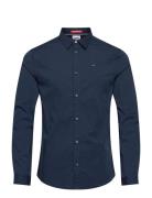 Tommy Jeans Tjm Original Stretch Shirt Marinblå