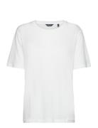 GANT Rel Draped Ss T-Shirt Vit