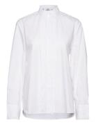 Mango Shirt With Frilly Trim Vit