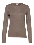 Saint Tropez A8661, Milasz R-Neck Cardigan Brun