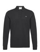 GANT Reg Shield Ls Pique Rugger Svart