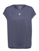 ZEBDIA Women Loose Fit T-Shirt Marinblå