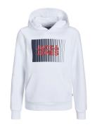 Jack & J S Jjecorp Logo Sweat Hood Play Noos Jnr Vit