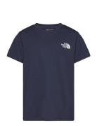 The North Face Teen S/S Simple Dome Tee Marinblå