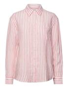 GANT Rel Striped Linen Shirt Rosa