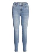 Selected Femme Slfsophia Mw Skinny Mid Blue Jean U Noos Blå