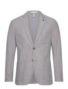 Tom Tailor Cotton Linen Blazer Grå