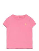 Ralph Lauren Baby Cotton Jersey Crewneck Tee Rosa