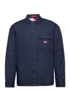 Tommy Jeans Tjm Classic Solid Overshirt Marinblå