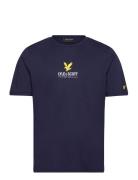 Lyle & Scott Eagle Logo T-Shirt Marinblå