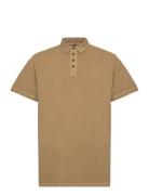 Fat Moose Landon Cotton Pique Polo Ss Khaki Green