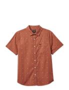 Brixton Charter Print S/S Wvn Brun