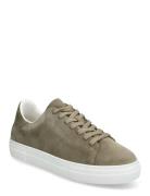 Selected Homme Slhdavid Chunky Clean Suede Trainer B Khaki Green