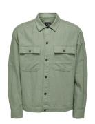 ONLY & SONS Onskennet Ls Linen Overshirt Noos Grön