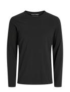 Jack & J S Jjebasic O-Neck Tee L/S Noos Svart