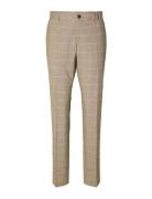 Selected Homme Slhslim-Oasis Sand Check Trs Beige