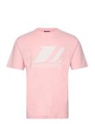 J. Lindeberg Parcy Logo Tee Rosa