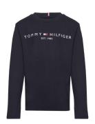 Tommy Hilfiger U Essential Tee L/S Marinblå